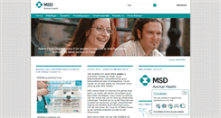 Desktop Screenshot of msd-animal-health.dk