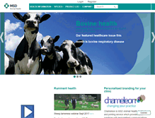 Tablet Screenshot of msd-animal-health.ie