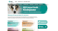 Desktop Screenshot of kliniken.msd-animal-health.se